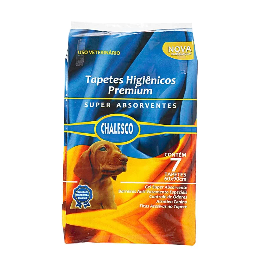 Chalesco Premium Tapetes Higiênicos 7 Unidades Para Cães